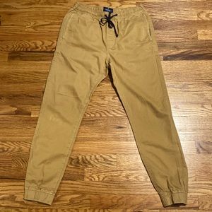 AE Khaki Drawstring Joggers Size S